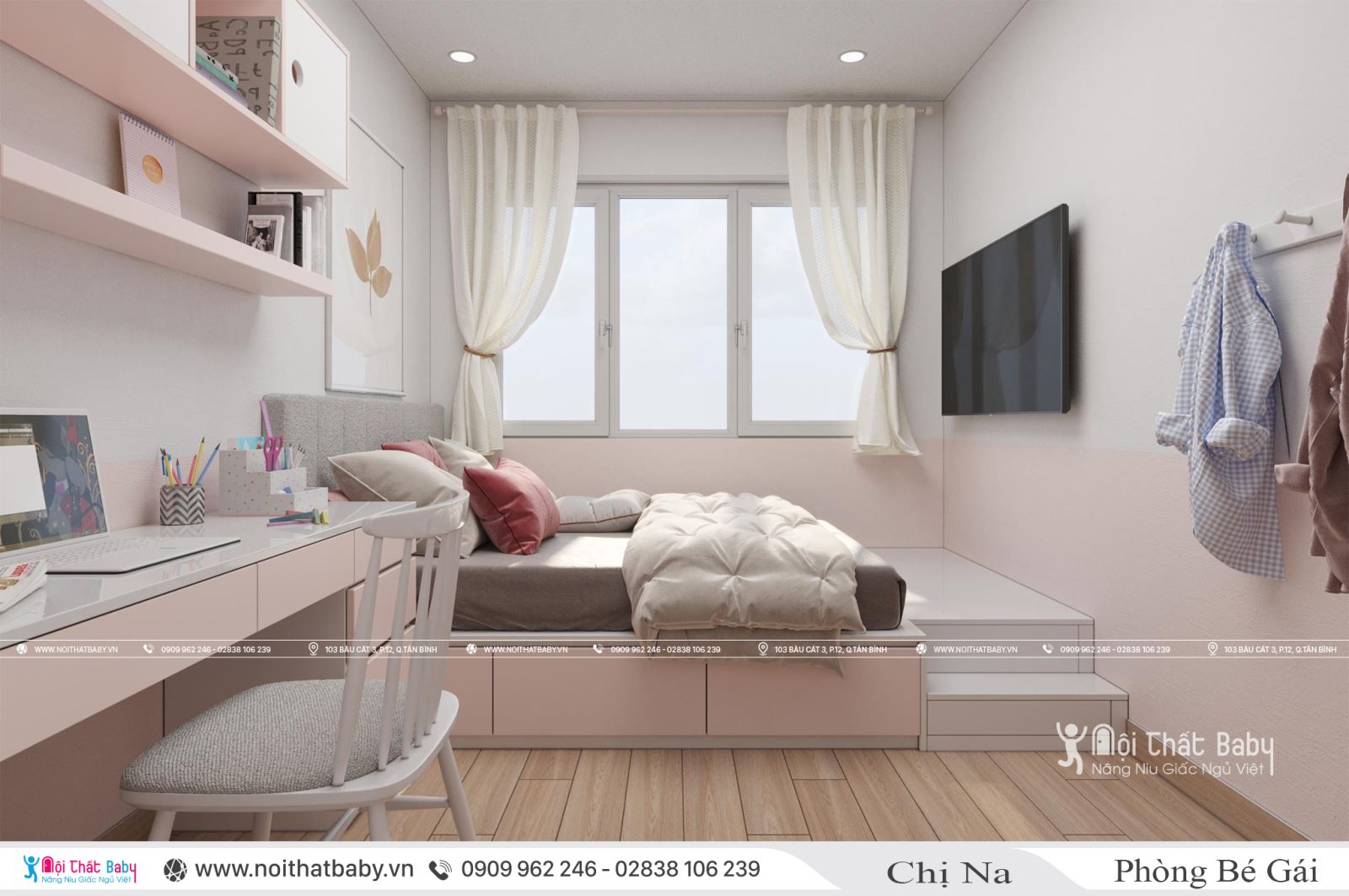 Thiết kế nội thất căn hộ Emerald Celadon City 104m2